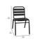 Flash Furniture Commercial Black Restaurant Stack Chair TLH-015C-BK-GG - alternate 5